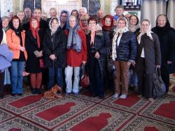 Visiteurs de la mosquee Islah